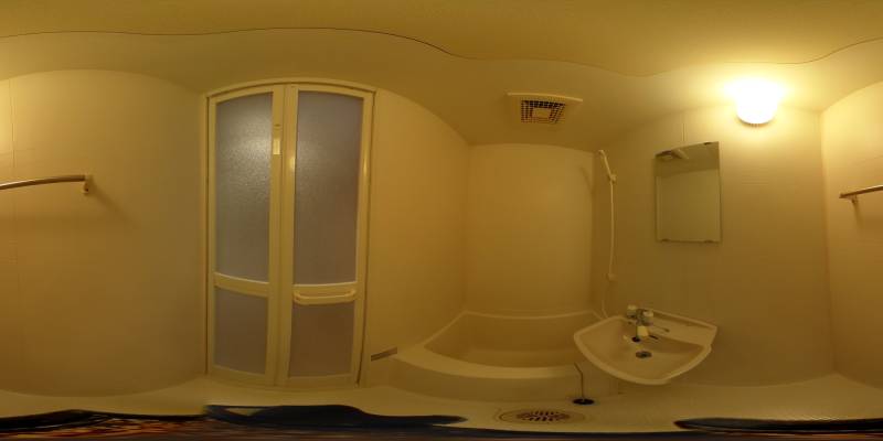 パノラマ画像バスルーム