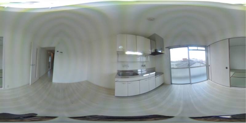 パノラマ画像キッチン