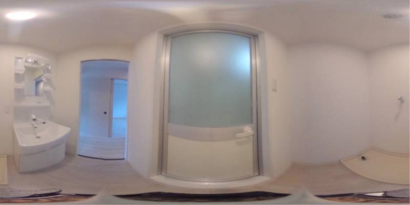 パノラマ画像洗面所