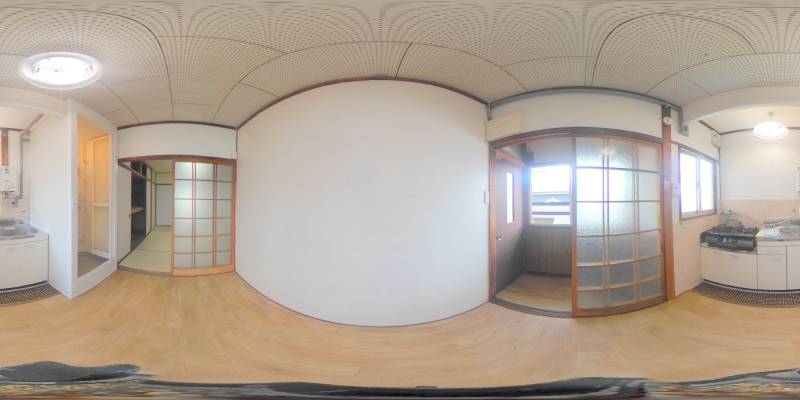 パノラマ画像キッチン