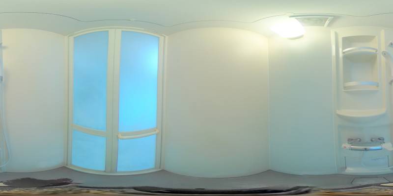 パノラマ画像バスルーム