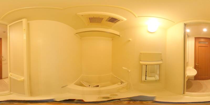 パノラマ画像バスルーム