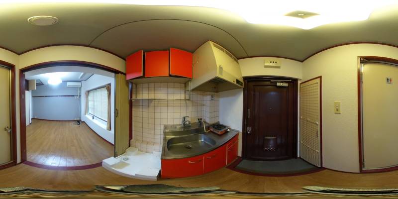 パノラマ画像キッチン