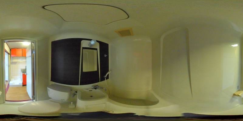 パノラマ画像バスルーム