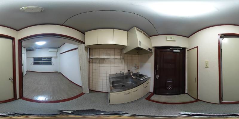 パノラマ画像キッチン