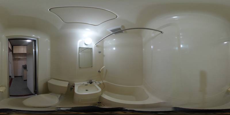 パノラマ画像バスルーム