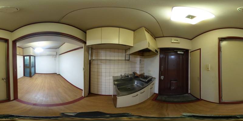 パノラマ画像キッチン