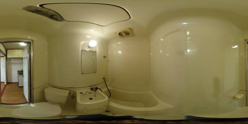 パノラマ画像バスルーム