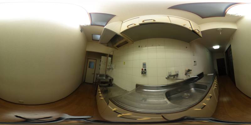 パノラマ画像キッチン