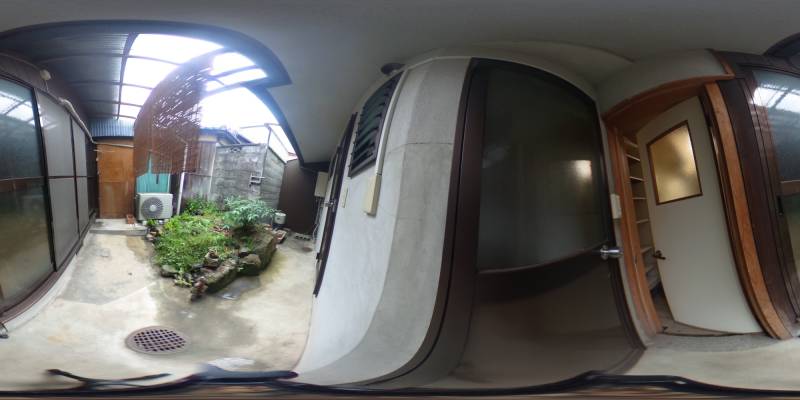 パノラマ画像バルコニー