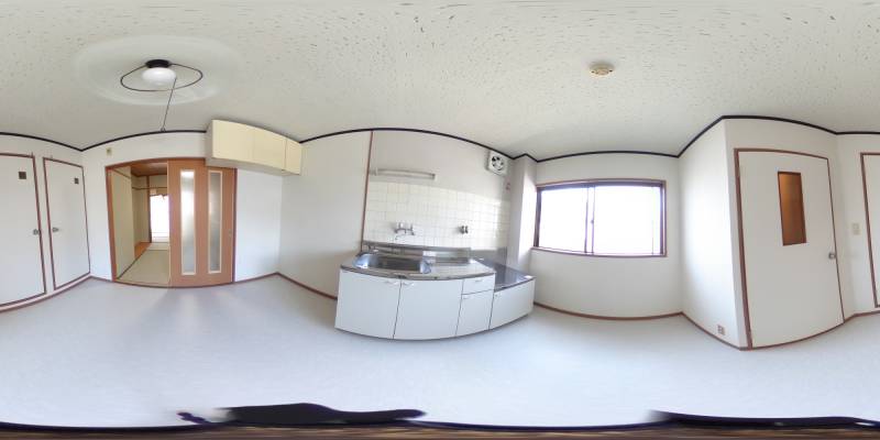 パノラマ画像キッチン