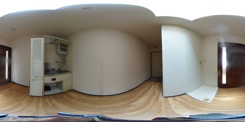 パノラマ画像キッチン