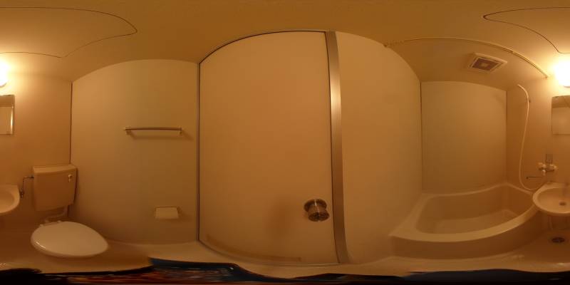 パノラマ画像バスルーム