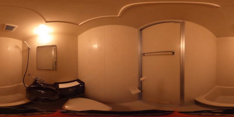 パノラマ画像バスルーム