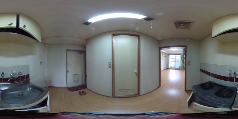 パノラマ画像キッチン