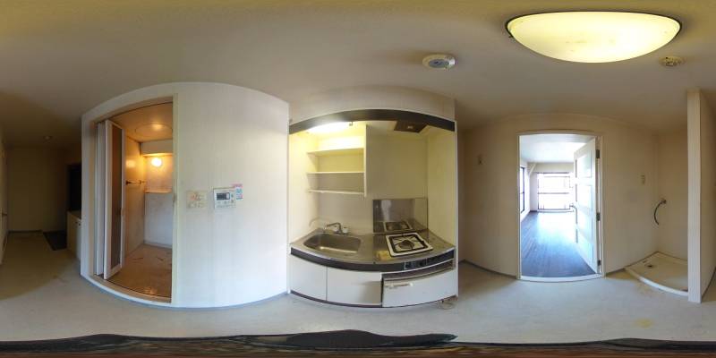 パノラマ画像キッチン