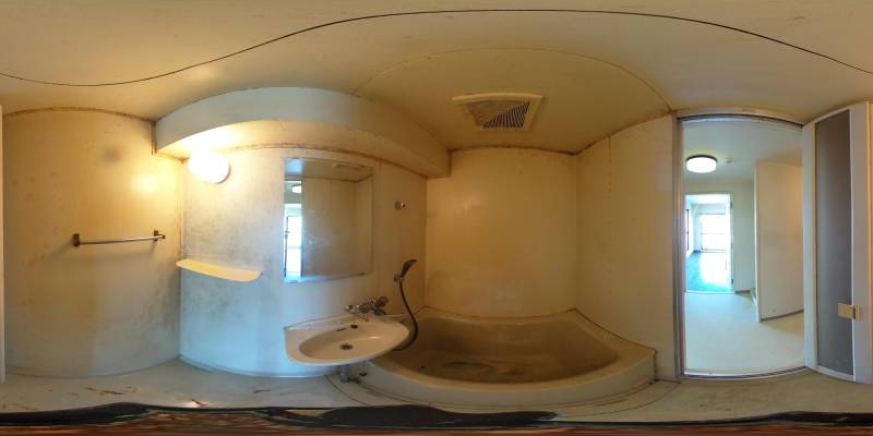 パノラマ画像バスルーム