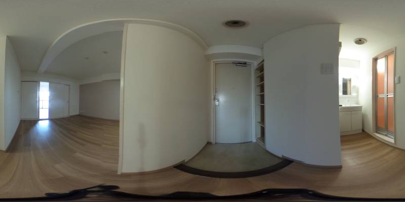 パノラマ画像玄関