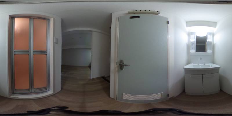 パノラマ画像洗面所