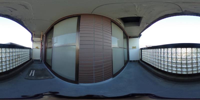 パノラマ画像バルコニー