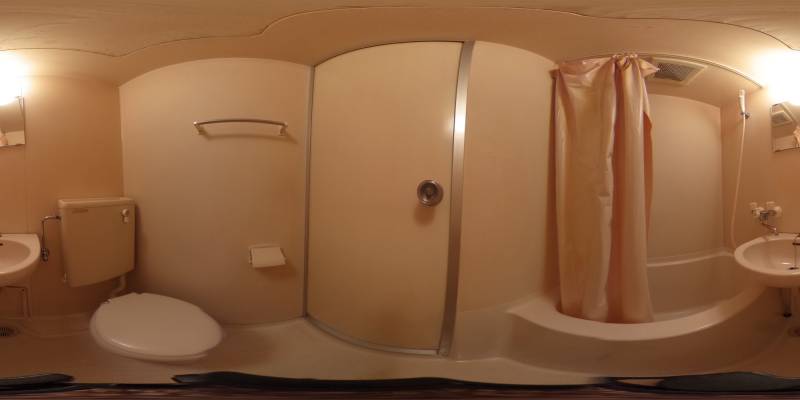 パノラマ画像バスルーム