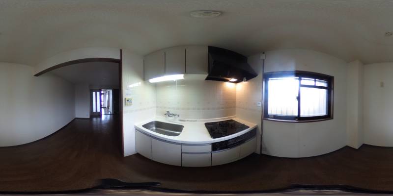 パノラマ画像キッチン