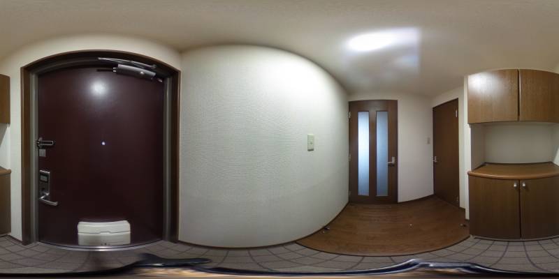 パノラマ画像玄関