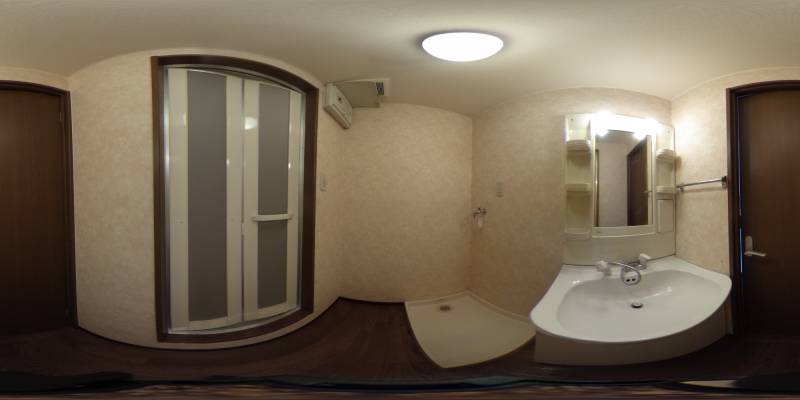 パノラマ画像洗面所