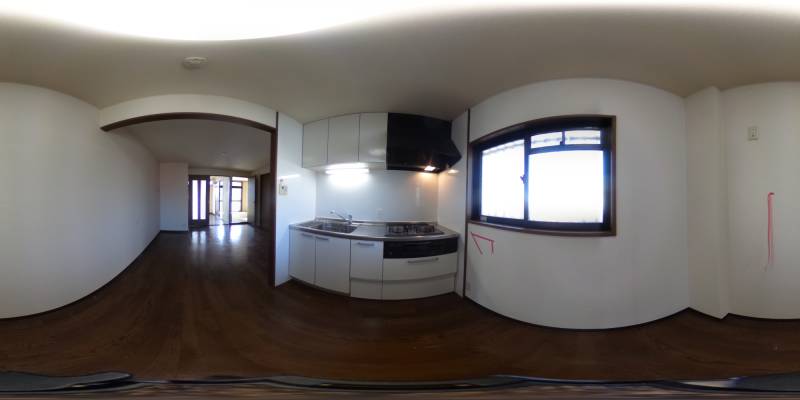 パノラマ画像キッチン