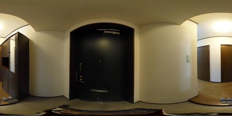 パノラマ画像玄関