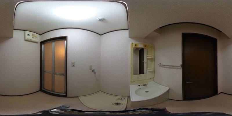 パノラマ画像洗面所