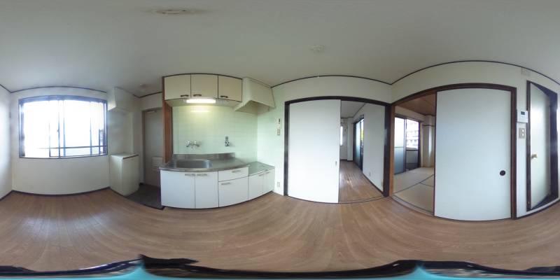 パノラマ画像キッチン