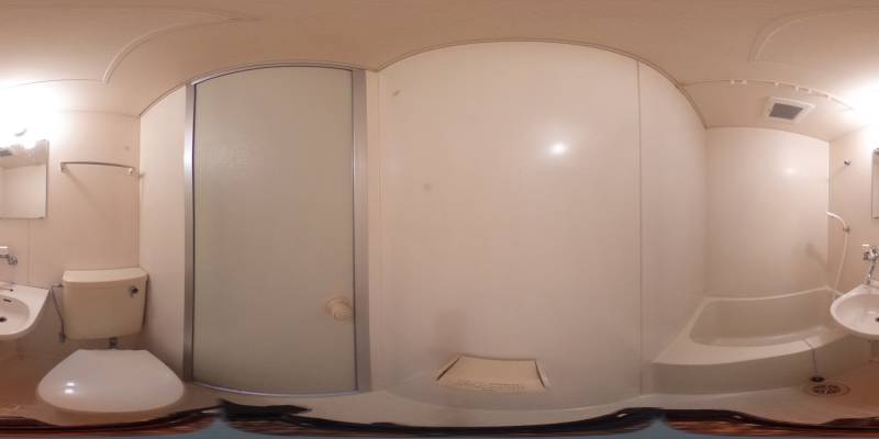 パノラマ画像バスルーム