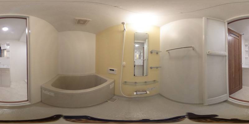 パノラマ画像バスルーム