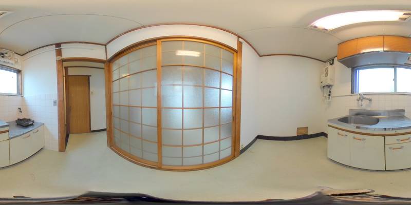 パノラマ画像キッチン