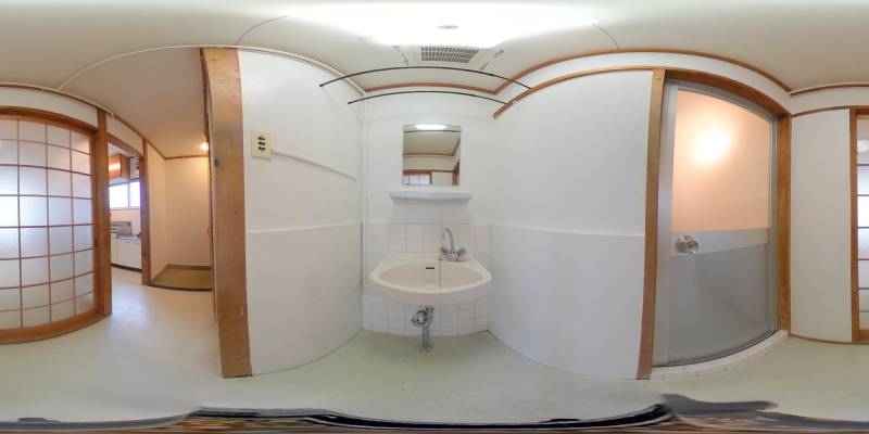 パノラマ画像洗面所