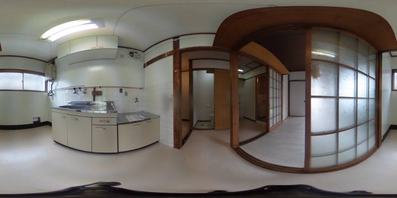 パノラマ画像キッチン