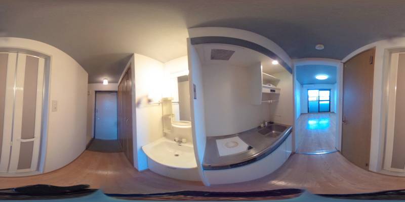パノラマ画像キッチン