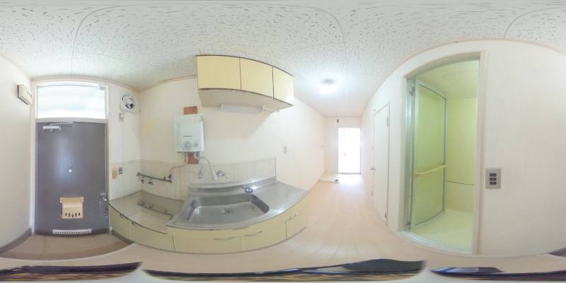 パノラマ画像キッチン