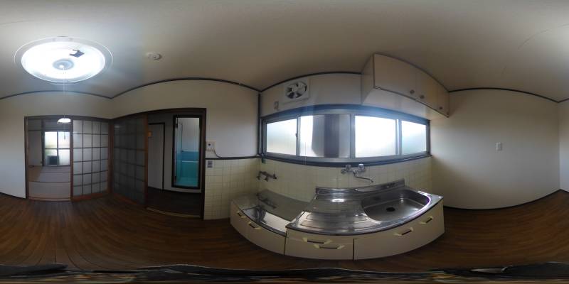 パノラマ画像キッチン