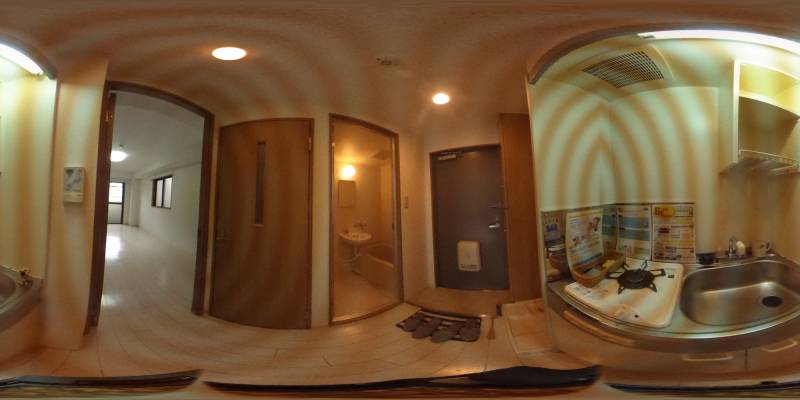 パノラマ画像キッチン