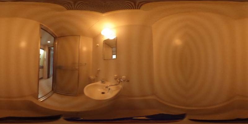 パノラマ画像バスルーム