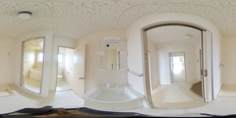 パノラマ画像洗面所