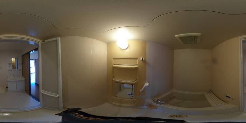 パノラマ画像バスルーム