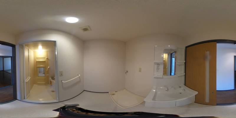 パノラマ画像洗面所