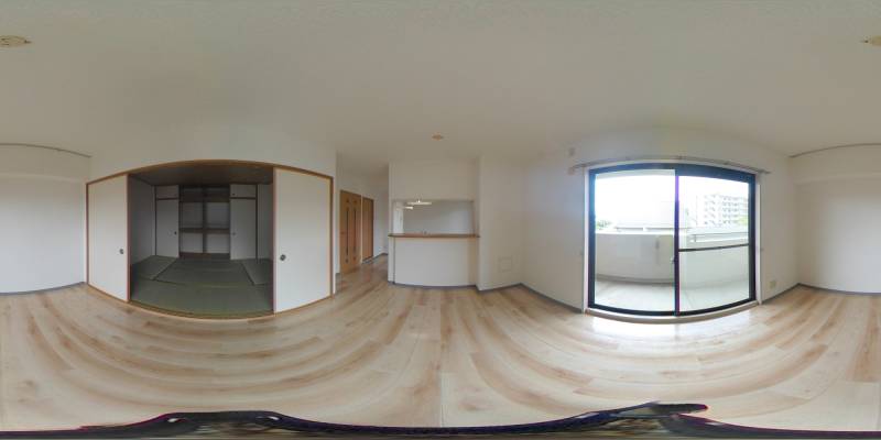 パノラマ画像リビング