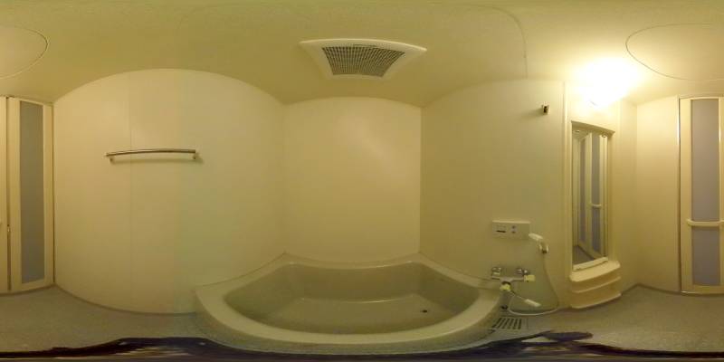 パノラマ画像バスルーム