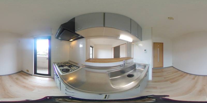 パノラマ画像キッチン