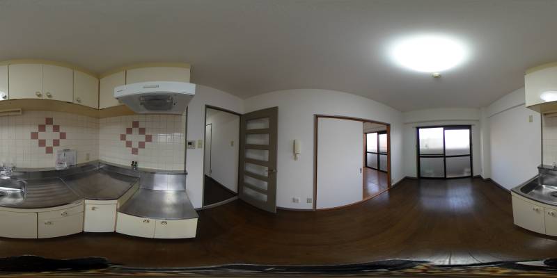 パノラマ画像キッチン