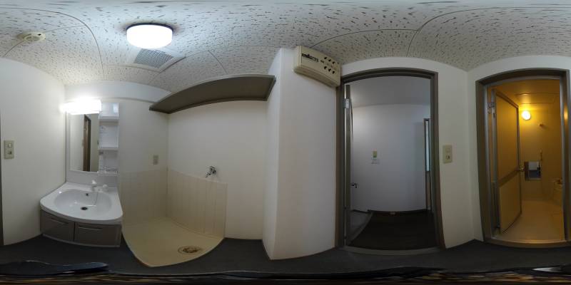 パノラマ画像洗面所